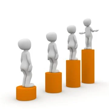 The career ladder Stock Illustration