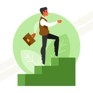 Career-ladder Stock Illustration