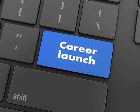 Career launch Illustration