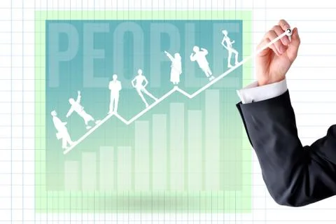 Career level concept with different stages of professional experience Fotos Stock