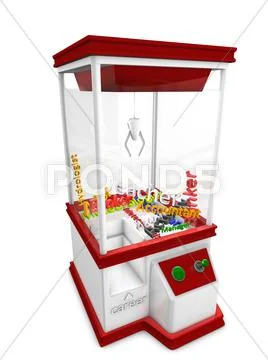 Career machine, isolated on white background Stock Illustration