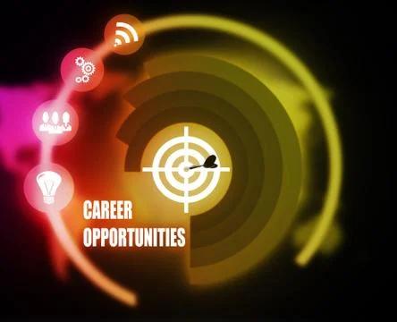 Career Opportunities concept project Stock Illustration