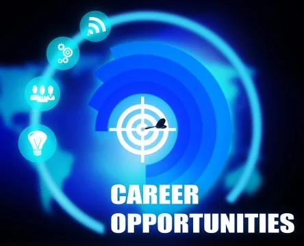 Career Opportunities concept project Stock Illustration