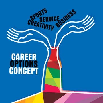 Career option Stock Illustration