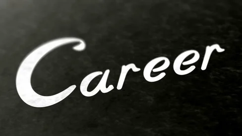 "Career" in the page. Negative image. Looping footage has 4K resolution. Video stock 98980299