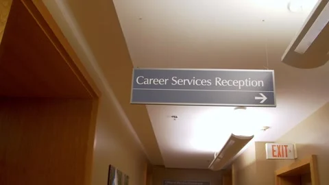 Career services reception Stock-Footage 307327262