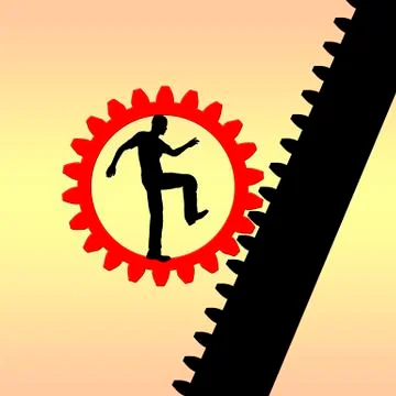 Career Struggle Stock-Illustration