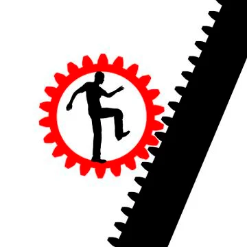 Career Struggle Stock Illustration