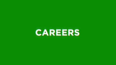 Careers text glitch animation effect abstract on black background 스톡 동영상 313020563