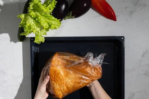 Carefully preparing fresh and highquality ingredients is essential for cooking Stock Photos
