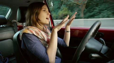 Careless driver Stock Footage 32232934