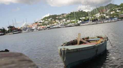 Carenage Harbour, Grenada Stock Footage 999260