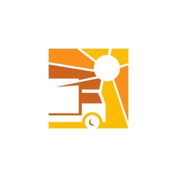 Cargo abstract sign Stock Illustration