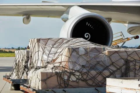 Cargo airplane Stock-Fotos