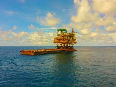 Cargo barge Stock Photos