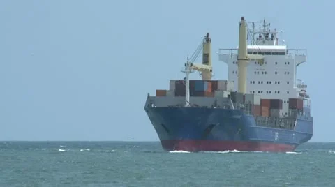 Cargo boat 2 動画素材 10973291