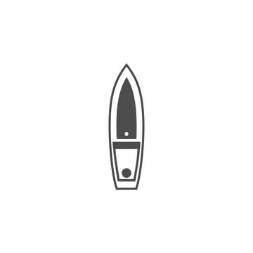 Cargo boat icon. Elements of water craft from above. Premium quality graphic 스톡 일러스트