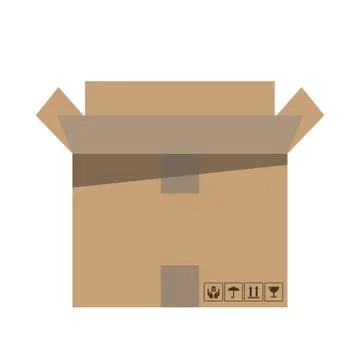 Cargo. Carton boxes 스톡 일러스트