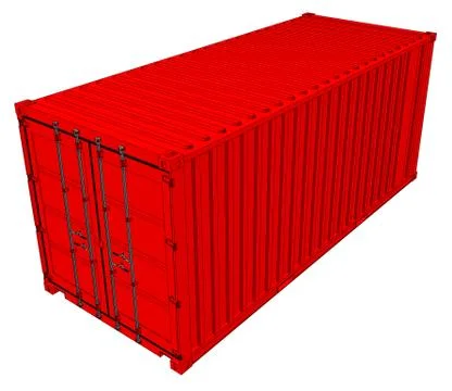 Cargo container, 3d illustration Stock Illustration