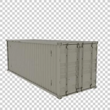 Cargo Container 3D Model Stock Photos