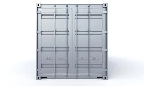 Cargo Container 3d-rendering Stock Illustration