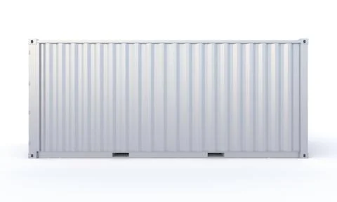 Cargo Container 3d-rendering Stock Illustration