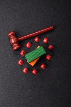The cargo container ban as a conceptual backdrop for the export. The cargo .. Stockfoto's