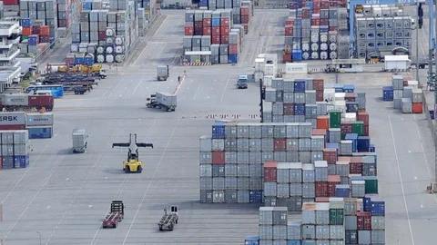 Cargo container Stock Footage 103651203