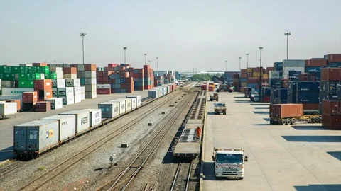 Cargo container Stock Footage 103996550