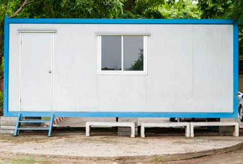 Cargo container house Stock Photos