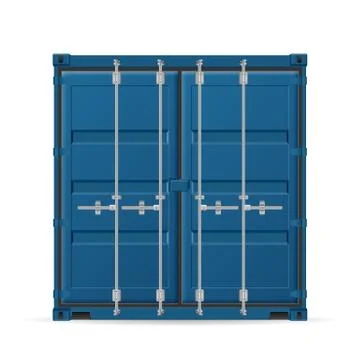 Cargo container Stock Illustration