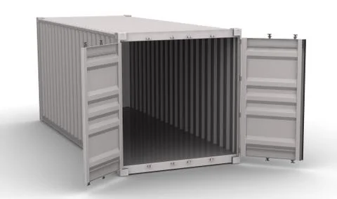 Cargo container Ilustração Stock