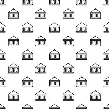 Cargo container pattern representing global logistics and shipping Stock Illustration