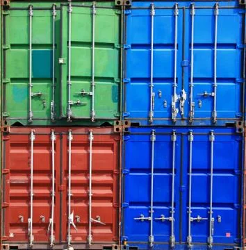 Cargo container Stock Photos
