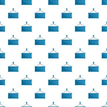 Cargo container shipping logistics global trade pattern 스톡 일러스트