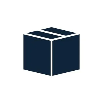 Cargo container symbol. package box or container icon 스톡 일러스트