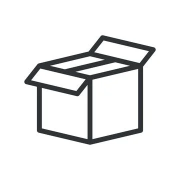 Cargo container symbol. package box or container icon 스톡 일러스트