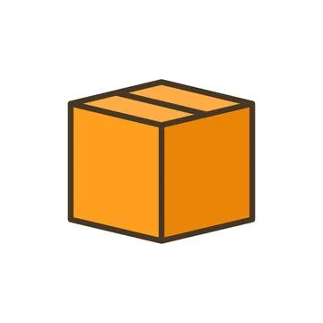 Cargo container symbol. package box or container icon イラスト素材