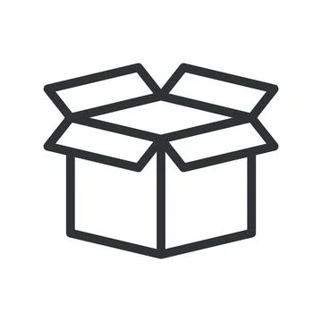 Cargo container symbol. package box or container icon 스톡 일러스트