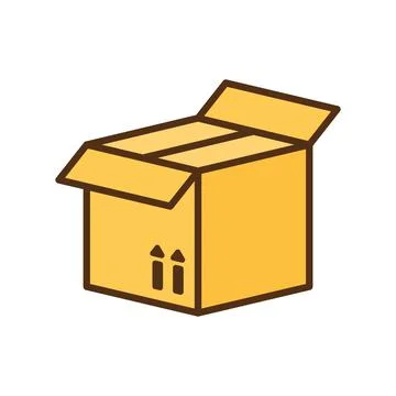 Cargo container symbol. package box or container icon 스톡 일러스트