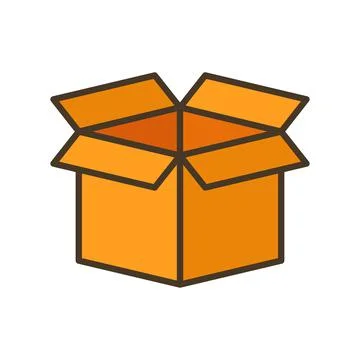 Cargo container symbol. package box or container icon イラスト素材