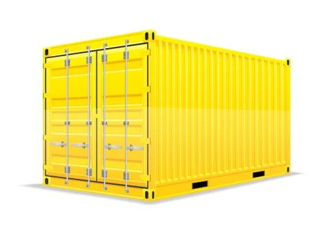 Cargo container vector illustration Stock Illustration
