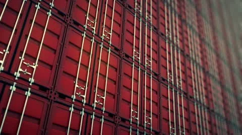 Cargo containers loopable. Video stock 21567912