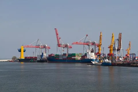 Cargo crane Stock Photos