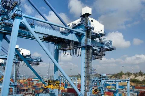 Cargo crane Stock Photos