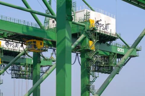 Cargo crane Stock Photos