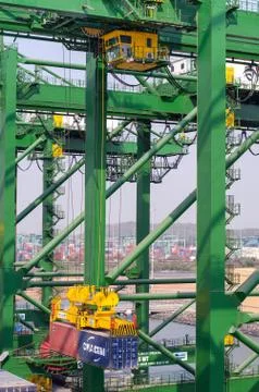 Cargo crane Stock Photos