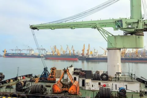 Cargo cranes Stock Photos