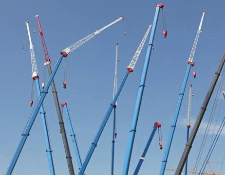 Cargo cranes Stock Photos