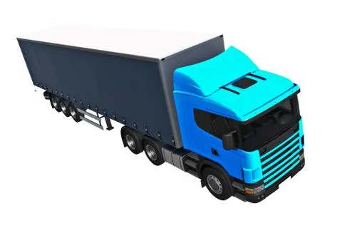 .Cargo Delivery Vehicle Stock Illustration